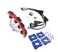 Engine Coil Pack Compatible With A4 B5 1.8T 1997-2001 1.8T To 2.0T FSI R8 Ignition Coil Conversion Harness Kit CoilPacks Kit(Blue kit)