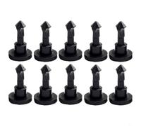 Engine Compartment Cover Plate Screw Clips 10Pcs for Porsche For Cayenne 2003 2010 Front Vehicle Section Replacement Plastic Clips OEM Part Number 95557271000
