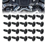 Engine Compartment Cover Plate Screw Clips, 20 Pcs Screw Fixed Auto Car Body Fender Screws Car Bumper Guard, Compatible with Porsche Cayenne 2003-2010 15.7x24mm OE 95557271000 Engine Mounting Clip