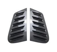 Engine Compatible With VW For Golf 4 MK4 IV 1997-2006 GFK Rear Side Window Louver Shutter Trim Cover Carbon Fiber Look Gloss Black Kit