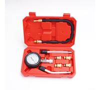 Engine Compression Tester Set With Dual Color Scale Gauge And Multiple Adapters For M10 For M14 18mm Spark To Check Cylinder Pressure Accurately On Various Vehicles In Garage