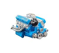 Engine Construction Kit | Motor Model | Resin Desk Object for Collectors Exhibition Garage Workshop Home Office Classroom Birthday Workshop