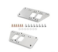 Engine Conversion Adapter Plate Raises Crankshaft 0.17 Inch | Heavy duty construction, OEM position fitment, silver finish, includes flat head and flange bolts, design