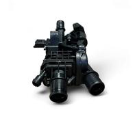 Engine Coolant Thermostat Compatible With Peugeot For Expert 9804160380 9849443980 1876476 2264810 Engine Coolant Thermostat Housing