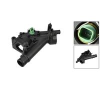Engine Coolant Thermostat Housing Autohaux Auto Engine Coolant Thermostat Housing Assembly Parts 1338AV /Fit for Peugeot 307 2005-2008 Car Replacement Accessories Car thermostat