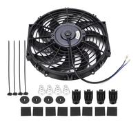 Engine Cooling Fan 12 Inch Universal Car Engine Cooling Fan Slim Push Pull Electric Engine Cooling Fan 12V With Mounting Kit