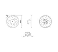 MAHLE CFF 709 000S Fan, radiator