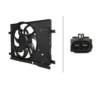 Engine Cooling Fan Fits Fiat Punto EVO Hatchback Van HELLA 8EW 366 421-311