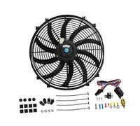 Engine Cooling Fan For Electric Cooling Radiator Fan 16" Slim Fan Push Pull Reliable Heavy Duty 12V Electric Radiator Cooling Fan