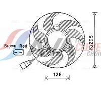 PRASCO VN7535 Fan, radiator