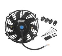Engine Cooling Fan Universal 14 Inch 12V 80W 2100RPM Universal Slim Fan Push Pull Electric Radiator Fan Air-Sucking Type Cooling