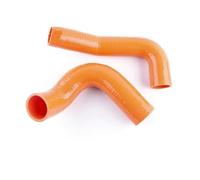 Engine Cooling Hose Car Engine Radiator Coolant Water Hose Pipe Compatible with Chevrolet for Bel Air 1955-1957(Orange)