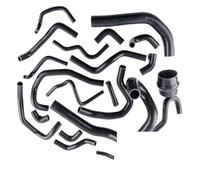 Engine Cooling Hose Car Engine Radiator Coolant Water Hose Pipe Compatible with Toyota for Supra MA70 MK3 Radiator Coolant Hoses Kit(Black)