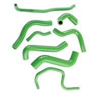Engine Cooling Hose Car Engine Radiator Coolant Water Hose Pipe Compatible with TT Warm Wind Pipe Coolant Water Hoses Kit(Green)