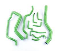Engine Cooling Hose Car Radiator Coolant Hoses Kit Compatible with Mitsubishi for Eclipse DSM 4G63T 1995-1999 Engine Cooling Hose(Green)
