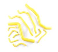 Engine Cooling Hose Compatible with Mitsubishi for Eclipse for GSX for DSM G63 2G 2.0L for Turbo 1995-1999 Car Radiator Hose Engine Cooling Hose(Yellow)