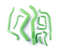 Engine Cooling Hose Compatible with Mitsubishi for Eclipse for GSX for DSM G63 2G 2.0L for Turbo 1995-1999 Car Radiator Hose Engine Cooling Hose(Green)