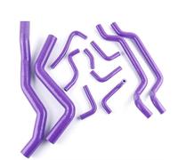 Engine Cooling Hose Compatible with Mitsubishi for Eclipse for GSX for DSM G63 2G 2.0L for Turbo 1995-1999 Car Radiator Hose Engine Cooling Hose(Purple)