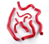 Engine Cooling Hose Cooling Pipe Compatible with BMW for Mini for Cooper for S for R56 2006-2013 Car Coolant Tubes Radiator Hose 8Pcs Kit(Red)