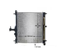 Mahle Original Engine Cooling Radiator CR 2274 000S – Brazed Cooling Fins for Hyundai i10