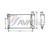 Radiator CNA2116 AVA 1301SX 1301SY