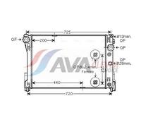 AVA MSA2546 Cooling Radiator