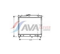 RADIATOR ENGINE COOLING SZA2055 FOR SUZUKI JIMNY/Open/Off-Road/Vehicle/Closed