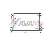 New Radiator, engine cooling for ABARTH:500,500 / 595 / 695,500C / 595C / 695C