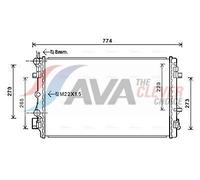 AVA Coolant Radiator SA2021 for SEAT IBIZA SC (2008) 1.4 TSI etc