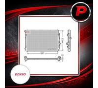 Engine Cooling Radiator Fits Audi A3 Q2 Q3 TT Seat Ateca Skoda VW DENSO DRM02046