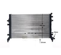 MAHLE ORIGINAL CR 1382 000S Engine radiator