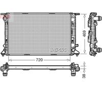 DENSO DRM02024 Radiator, engine cooling for AUDI