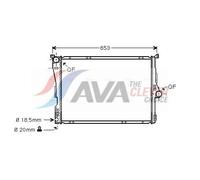 AVA BWA2291 Cooling Radiator