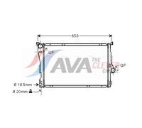 PRASCO BWA2278 Engine radiator