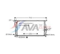 PRASCO BW2542 Engine radiator