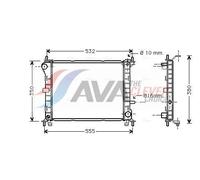 AVA COOLING SYSTEMS FD2263 Engine radiator