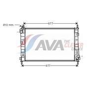 AVA Coolant Radiator FDA2335 for Ford Mondeo (2001) 2.0