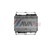 Engine Cooling Radiator Fits Ford Puma Ecosport AVA Clever Choice FD2681