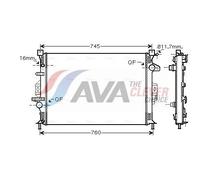AVA COOLING SYSTEMS FDA2425 Engine radiator