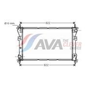 AVA COOLING SYSTEMS FD2318 Engine radiator
