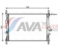 AVA Coolant Radiator FDA2589 for FORD TRANSIT 260 (2006) 2.2 TDCI etc