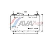 Engine Cooling Radiator Fits Honda Civic 9 Saloon AVA Clever Choice HD2296