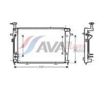 Engine Cooling Radiator Fits Hyundai Tucson Kia AVA Clever Choice HY2130