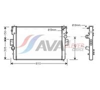 PRASCO IVA2057 Engine radiator