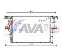 AVA Coolant Radiator IV2126 for IVECO DAILY 40C11 (2012) 2.3 etc