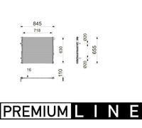 MAHLE CR 2803 000P Engine radiator