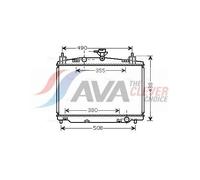 Engine Cooling Radiator Fits Mazda 2 Mazda (changan) AVA Clever Choice MZ2213