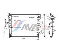 MSA2271 Engine Cooling Radiator Fits Mercedes M-Class By AVA Clever Choice
