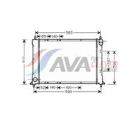AVA AU2149 Cooling Radiator