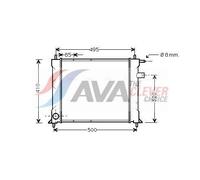 ROVER 200 Radiator 214 Gsi/Si Manual A/C + 1989-1995